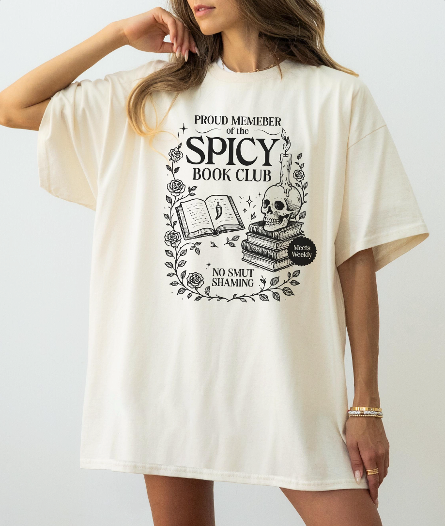 SPICY BOOK CLUB LONG TEE